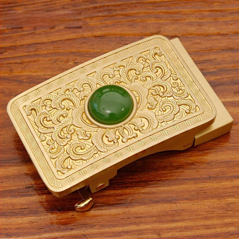 Automatinė diržo sagtis iš vario su 3D įspaustu skraidančio erelio motyvu