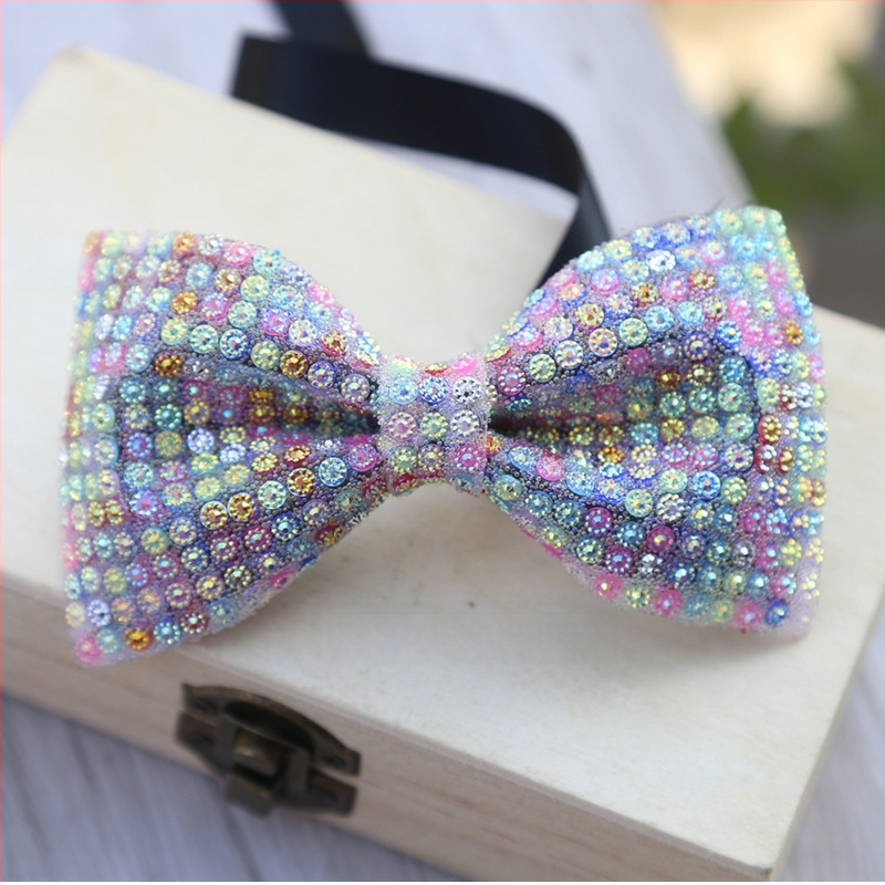 Leptir kravata s rhinestones, Korejski stil, Unisex, Ravna glava, Smola