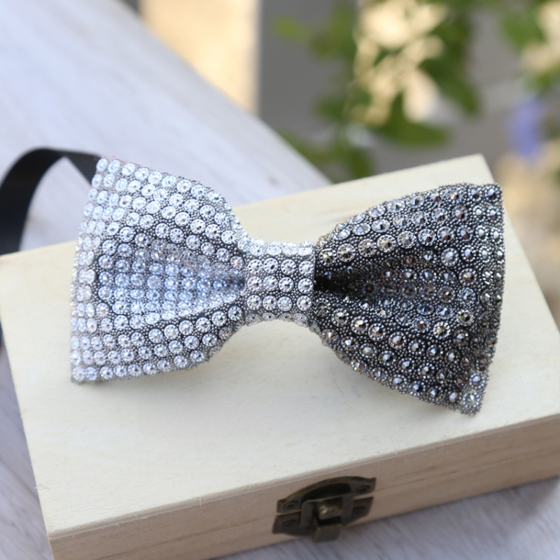 Leptir kravata s rhinestones, Korejski stil, Unisex, Ravna glava, Smola