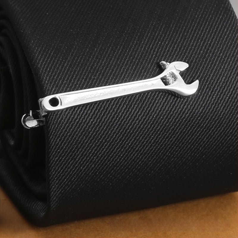 Клип за вратовръзка от мед, 18K чистота, плосък дизайн, унисекс, корейски стил, карикатурен герой