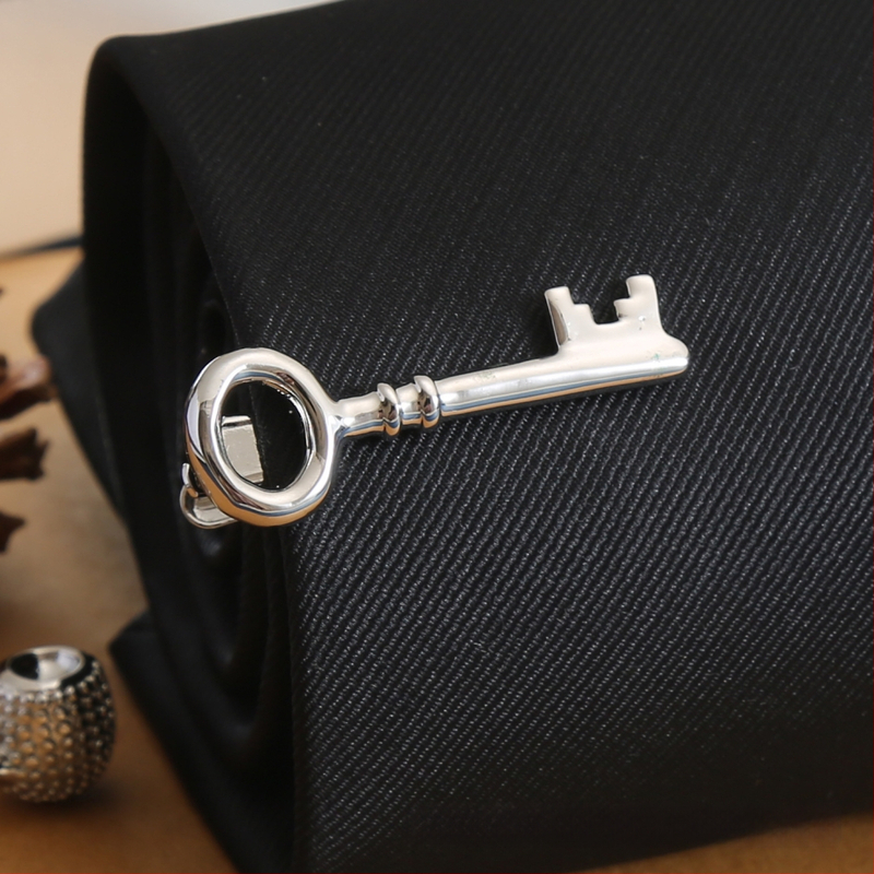 Клип за вратовръзка от мед, 18K чистота, плосък дизайн, унисекс, корейски стил, карикатурен герой