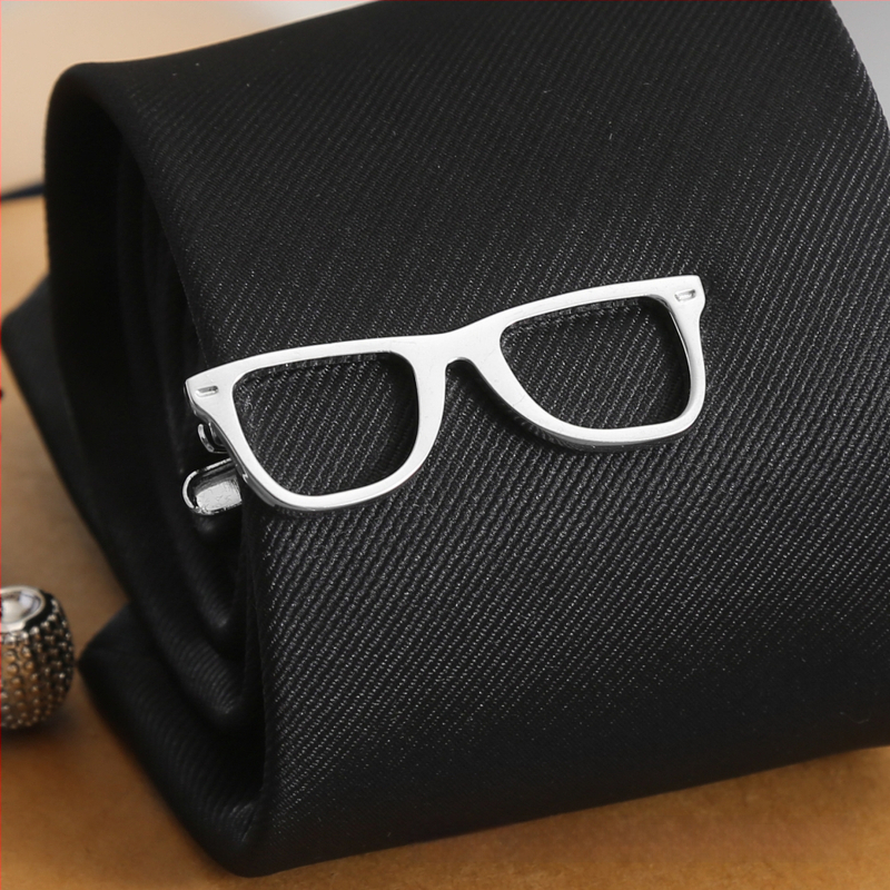 Клип за вратовръзка от мед, 18K чистота, плосък дизайн, унисекс, корейски стил, карикатурен герой