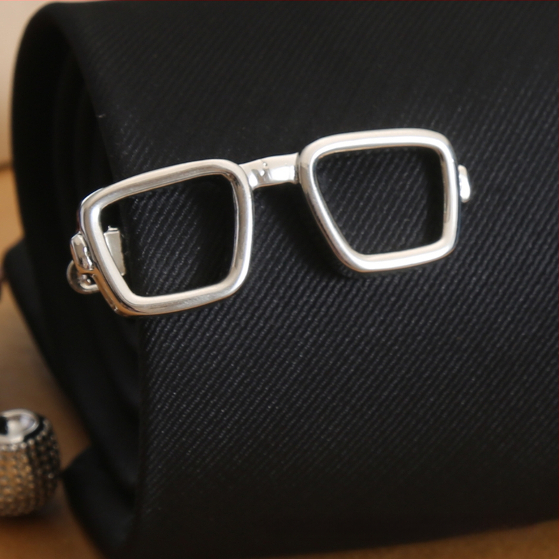 Клип за вратовръзка от мед, 18K чистота, плосък дизайн, унисекс, корейски стил, карикатурен герой