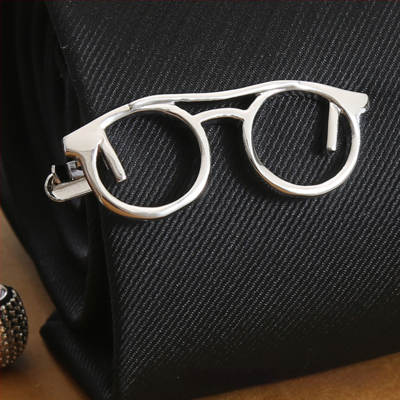 Клип за вратовръзка от мед, 18K чистота, плосък дизайн, унисекс, корейски стил, карикатурен герой