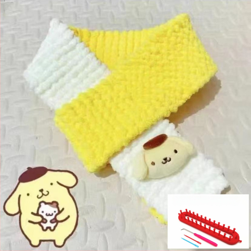 Σετ νημάτων για χειροποίητο κασκόλ — 100% ακρυλικό νήμα, 7s στροφές, μονή ίνα, μορφή νήματος: tuan line, για χειροποίητο πλέξιμο