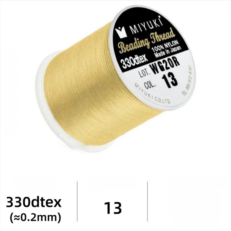 Κορδόνι για χάντρες, νάιλον πλεγμένο για DIY κοσμήματα