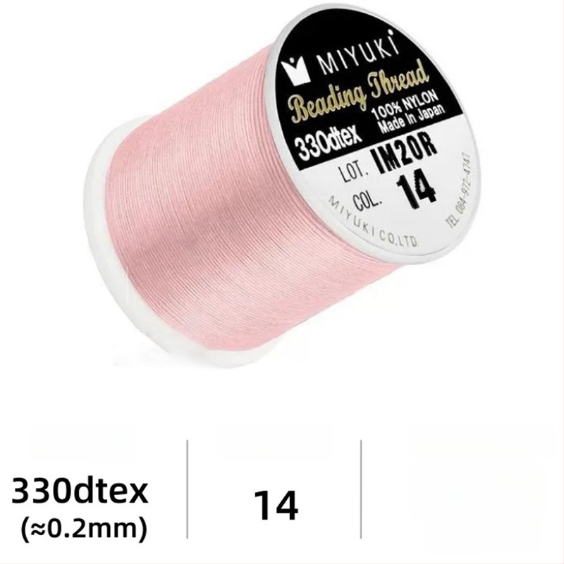 Κορδόνι για χάντρες, νάιλον πλεγμένο για DIY κοσμήματα