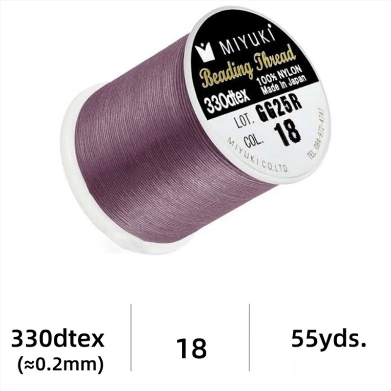 Κορδόνι για χάντρες, νάιλον πλεγμένο για DIY κοσμήματα