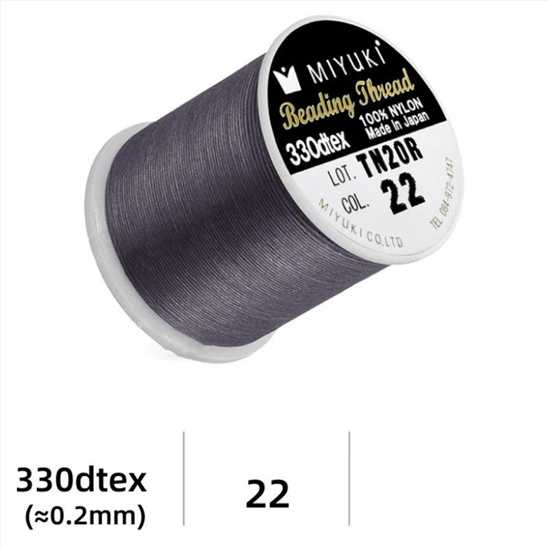 Κορδόνι για χάντρες, νάιλον πλεγμένο για DIY κοσμήματα