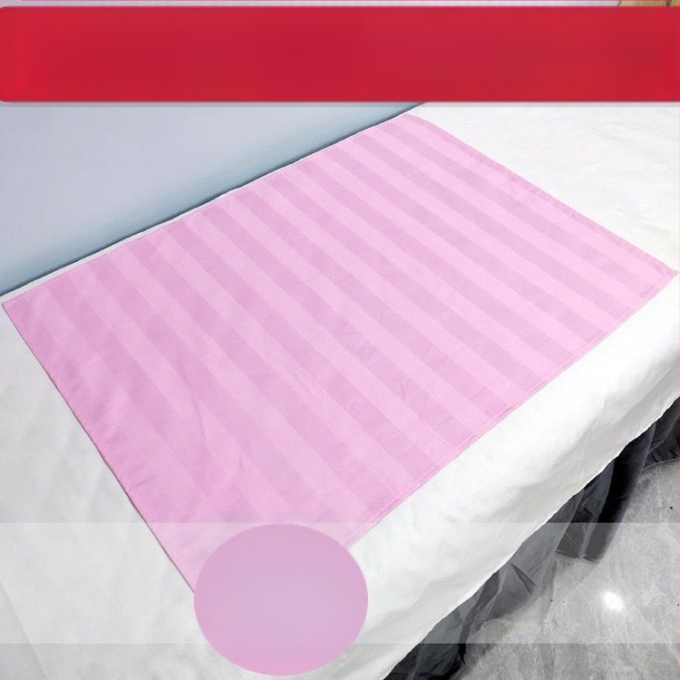 Masažo rankšluostis iš 100% medvilnės, paprastas audinys, reaktyvus dažymas; raštai: dryžiai, tinklelis, vientisas