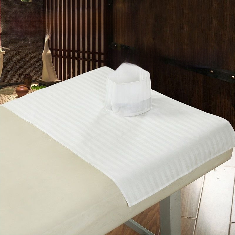 Masažo rankšluostis iš 100% medvilnės, paprastas audinys, reaktyvus dažymas; raštai: dryžiai, tinklelis, vientisas