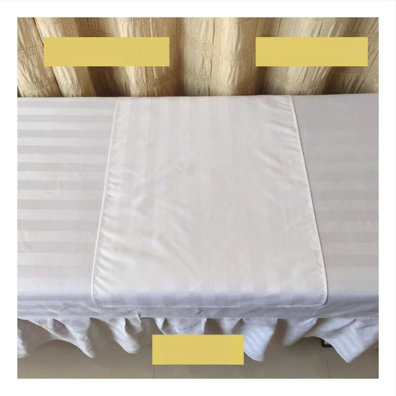 Masažo rankšluostis iš 100% medvilnės, paprastas audinys, reaktyvus dažymas; raštai: dryžiai, tinklelis, vientisas