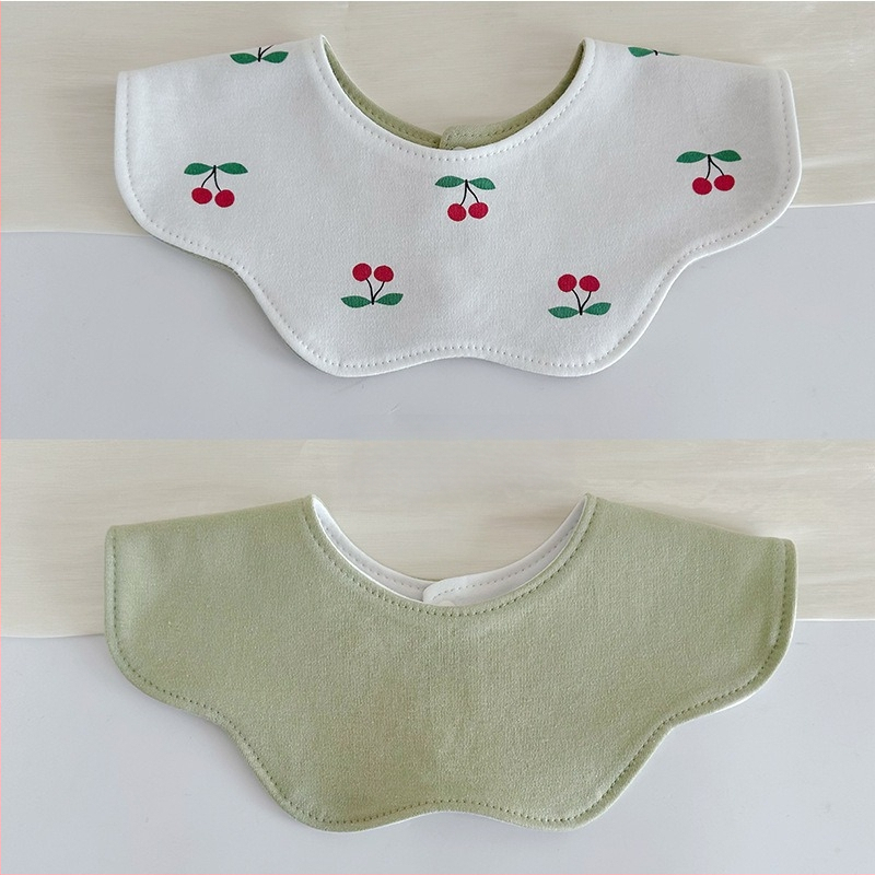 Dvostrani pamučni dječji podbradnik, upijajući, unisex, za djecu od 0 do 2 godine