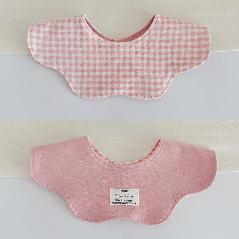 Dvostrani pamučni dječji podbradnik, upijajući, unisex, za djecu od 0 do 2 godine