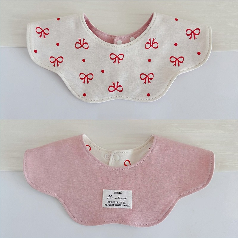 Dvostrani pamučni dječji podbradnik, upijajući, unisex, za djecu od 0 do 2 godine