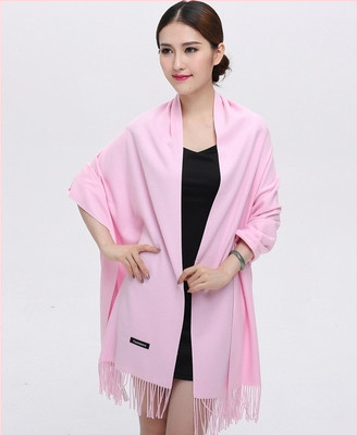 Šal od imitacijskog kašmira, warp pletenje, topao zimi, vintage kineski stil, našiven logotip