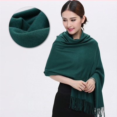 Šal od imitacijskog kašmira, warp pletenje, topao zimi, vintage kineski stil, našiven logotip