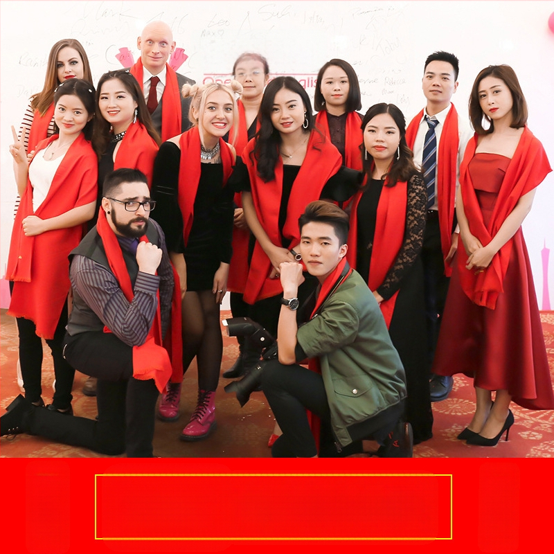 Šal od imitacijskog kašmira, warp pletenje, topao zimi, vintage kineski stil, našiven logotip