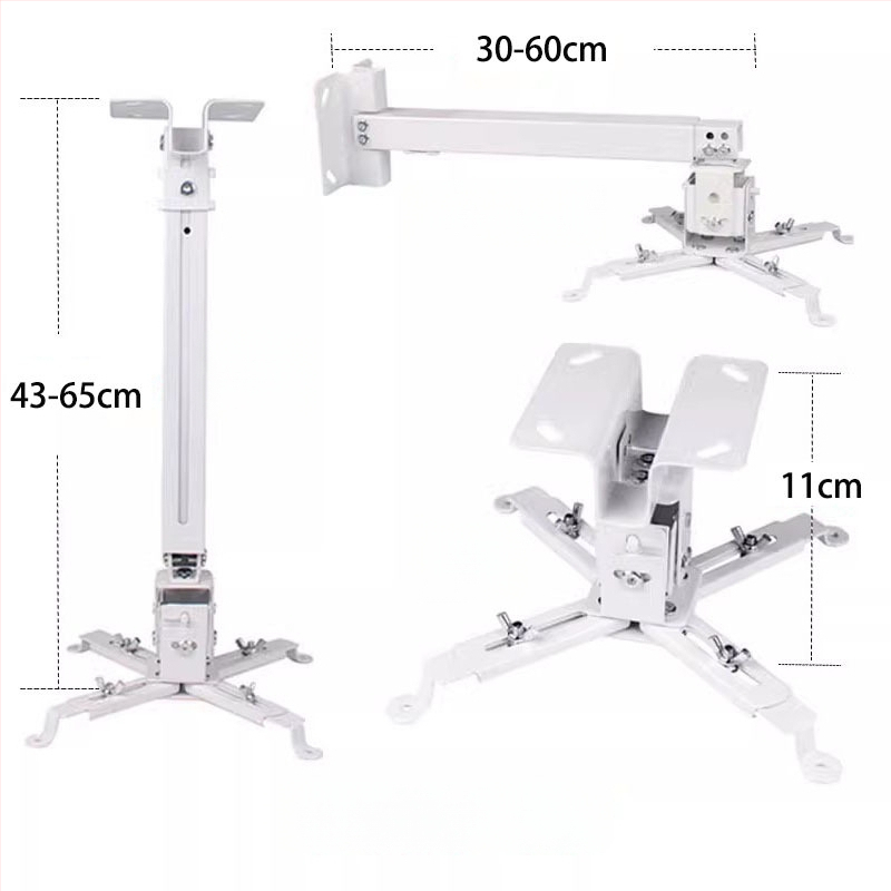Teleskopinis universalus projektoriaus laikiklis luboms, sienai arba grindims – suderinamas su BenQ ir Epson