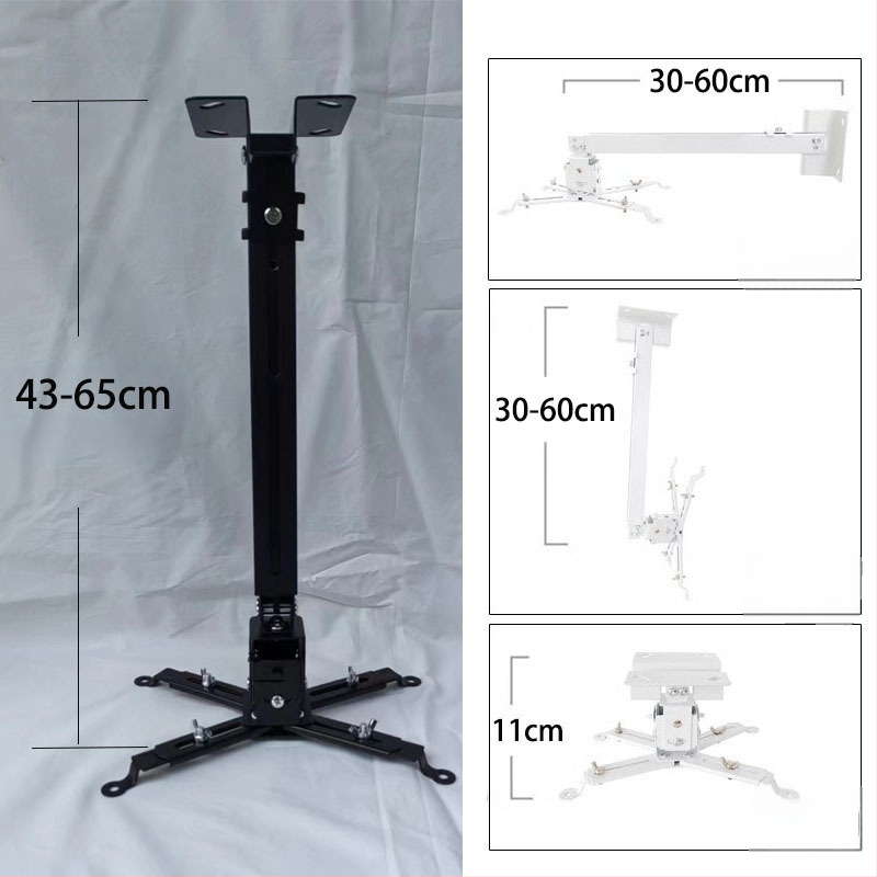 Teleskopinis universalus projektoriaus laikiklis luboms, sienai arba grindims – suderinamas su BenQ ir Epson