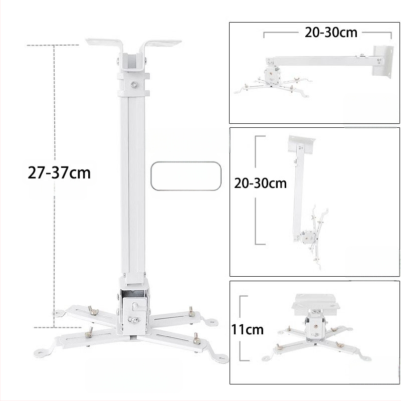 Teleskopinis universalus projektoriaus laikiklis luboms, sienai arba grindims – suderinamas su BenQ ir Epson