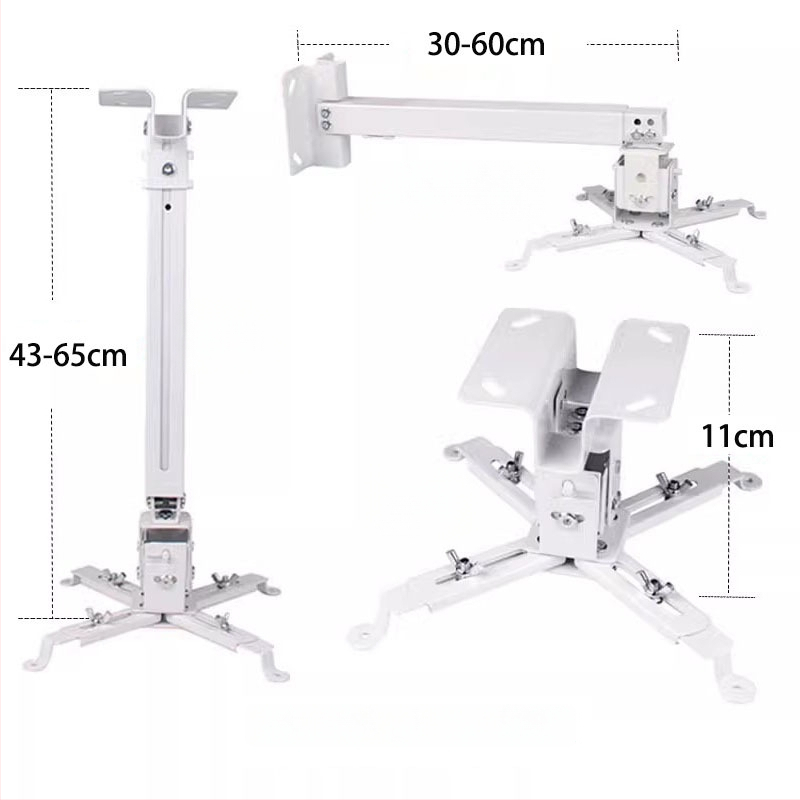 Teleskopinis universalus projektoriaus laikiklis luboms, sienai arba grindims – suderinamas su BenQ ir Epson