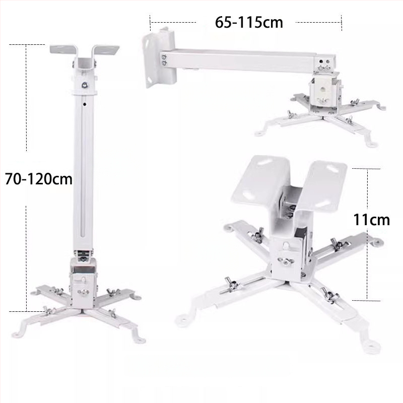 Teleskopinis universalus projektoriaus laikiklis luboms, sienai arba grindims – suderinamas su BenQ ir Epson
