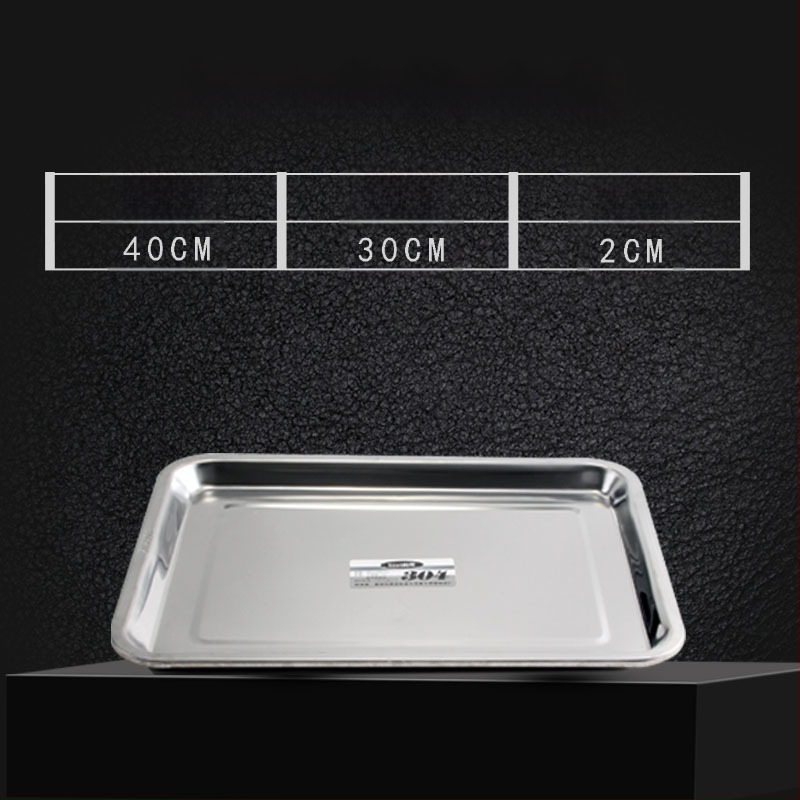 Nerđajući čelični četverokutni pladanj s mrežicom za odvod, filtriranje ulja, elektroplatirani završetak, pogodna za mikrovalnu pećnicu