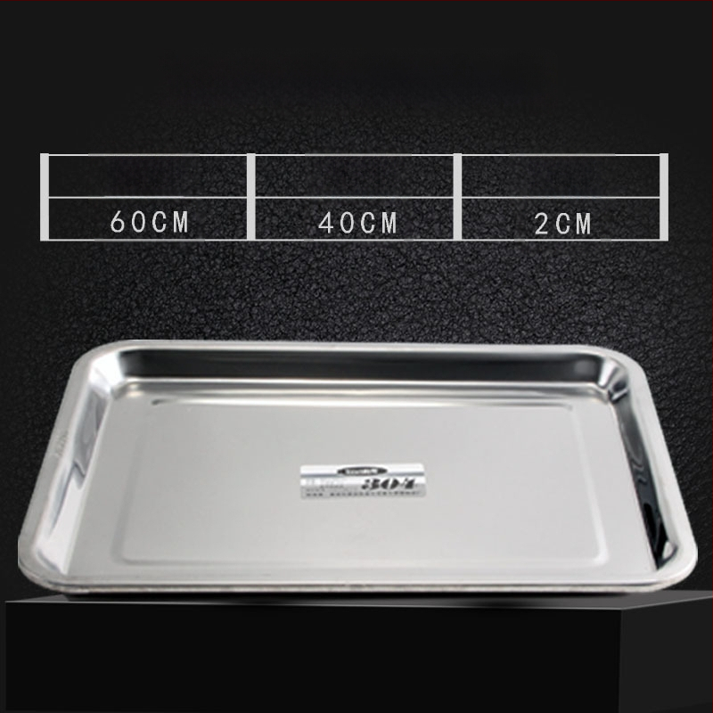 Nerđajući čelični četverokutni pladanj s mrežicom za odvod, filtriranje ulja, elektroplatirani završetak, pogodna za mikrovalnu pećnicu