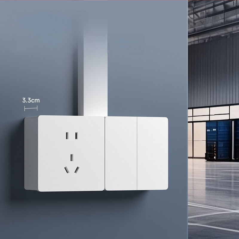 86-tüüpi pindmontaažiga ühenduskast, PVC alus, seina lüliti ja pistiku jaoks — International Electrician