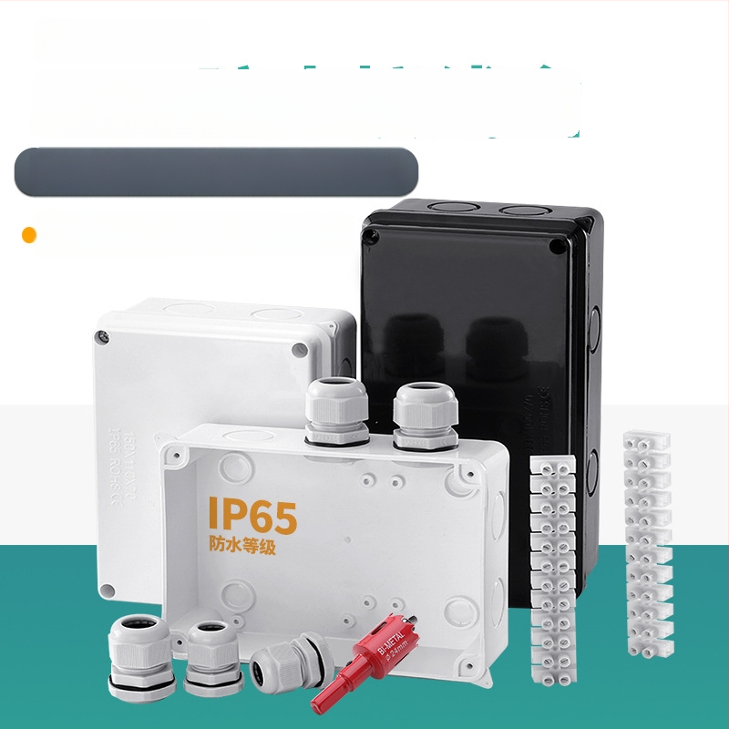 ABS veekindel jaotuskast välistingimustes kasutamiseks koos ühendiga