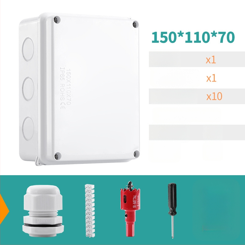 ABS veekindel jaotuskast välistingimustes kasutamiseks koos ühendiga