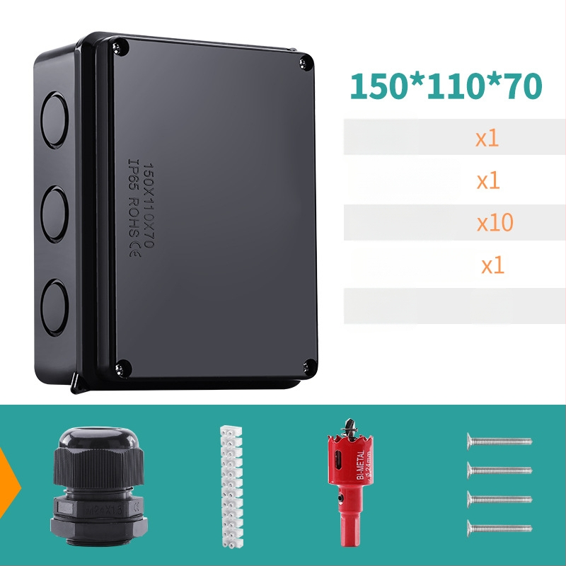 ABS veekindel jaotuskast välistingimustes kasutamiseks koos ühendiga