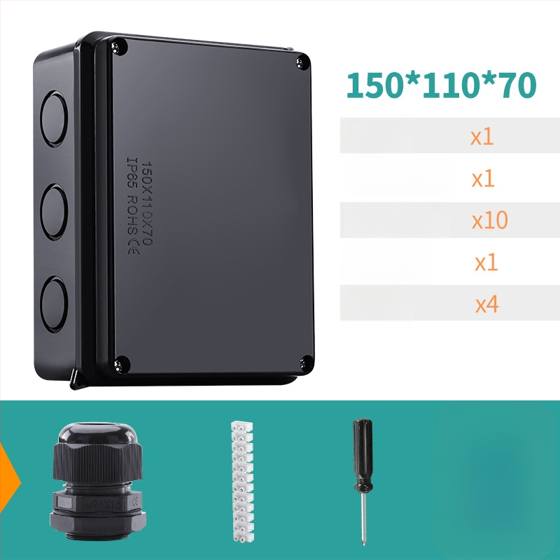 ABS veekindel jaotuskast välistingimustes kasutamiseks koos ühendiga