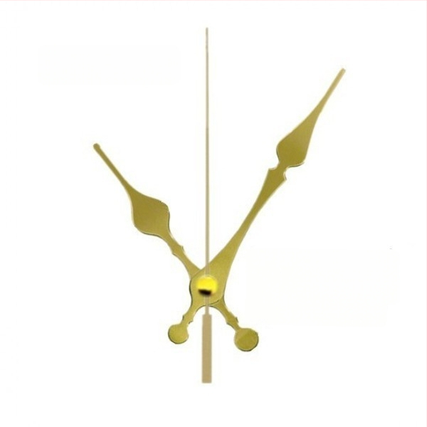 Ρολόι με μεταλλικό καντράν, πλαστικό περίβλημα, λειτουργεί με μπαταρία