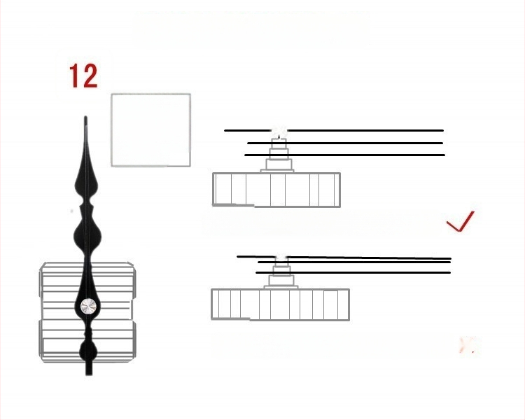 Ρολόι με μεταλλικό καντράν, πλαστικό περίβλημα, λειτουργεί με μπαταρία