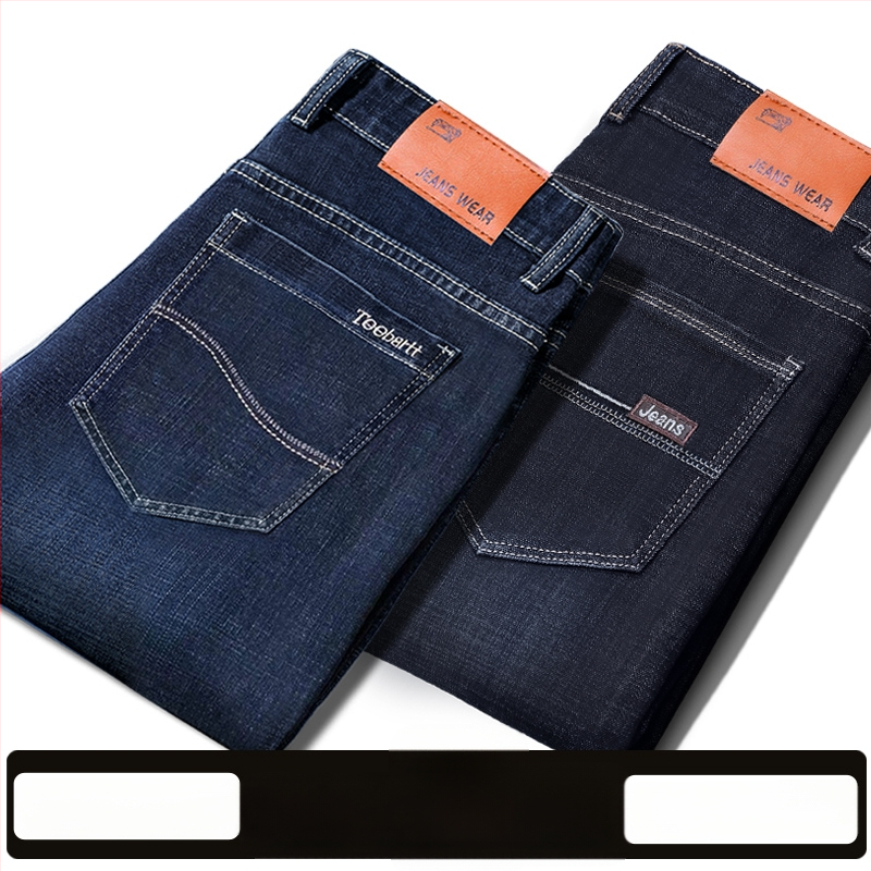 Vīriešu džinsi ar flīsu odere, bieza, taisa piegriezuma, viduklis vidējs, piemēroti visām sezonām