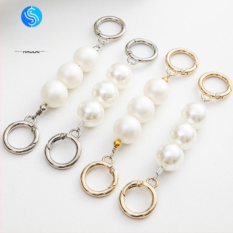 Koti õlarihm metallist ahelaga laiendusega, kerge asendushihn, ühevärviline muster, värske ja magus stiil