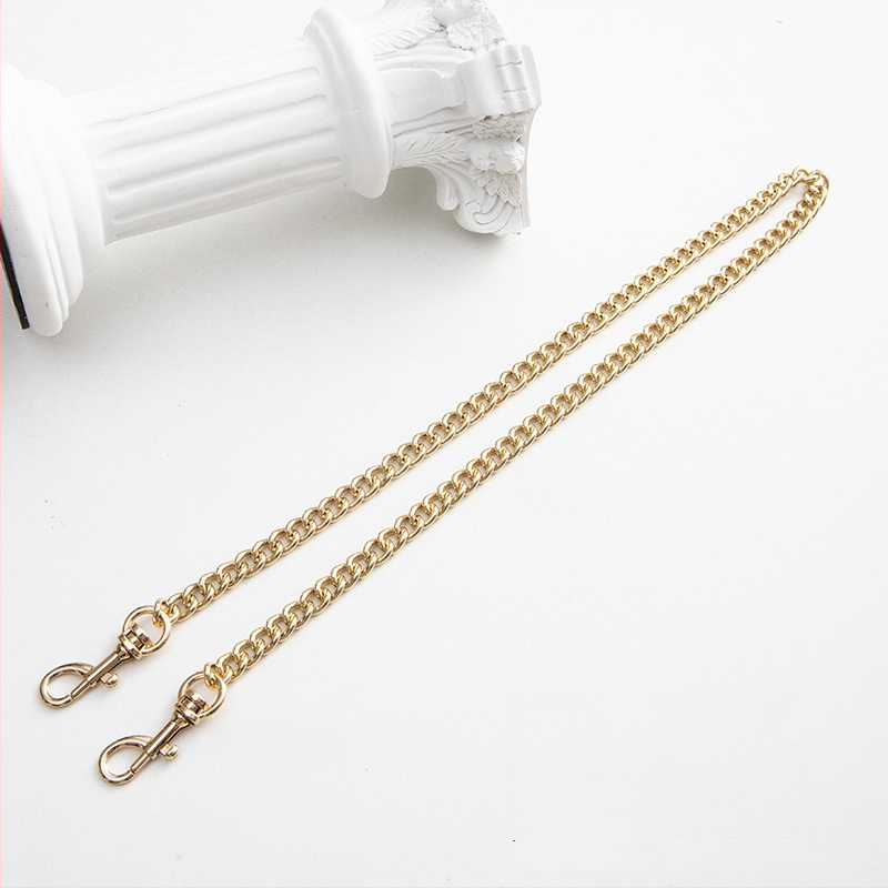 Koti õlarihm metallist ahelaga laiendusega, kerge asendushihn, ühevärviline muster, värske ja magus stiil