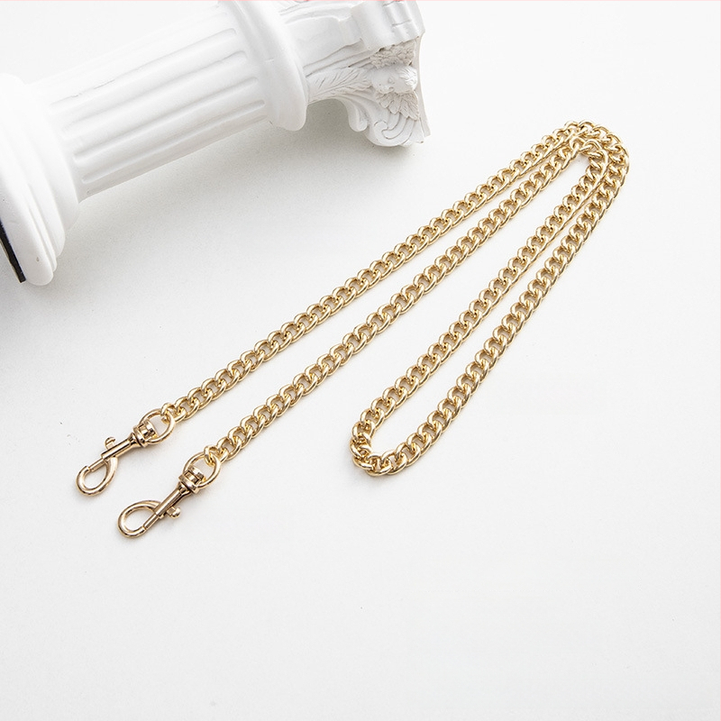 Koti õlarihm metallist ahelaga laiendusega, kerge asendushihn, ühevärviline muster, värske ja magus stiil