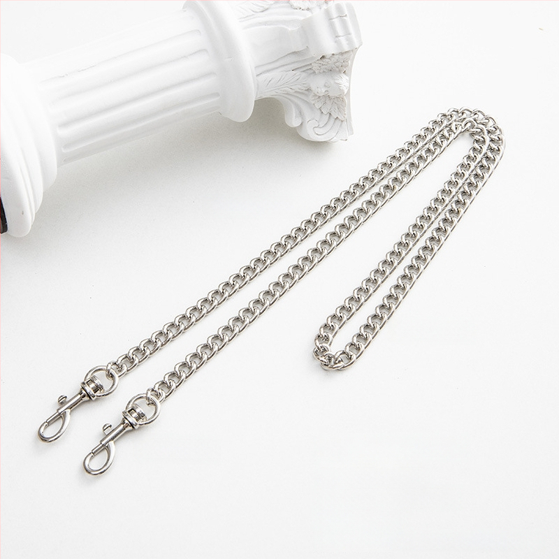 Koti õlarihm metallist ahelaga laiendusega, kerge asendushihn, ühevärviline muster, värske ja magus stiil