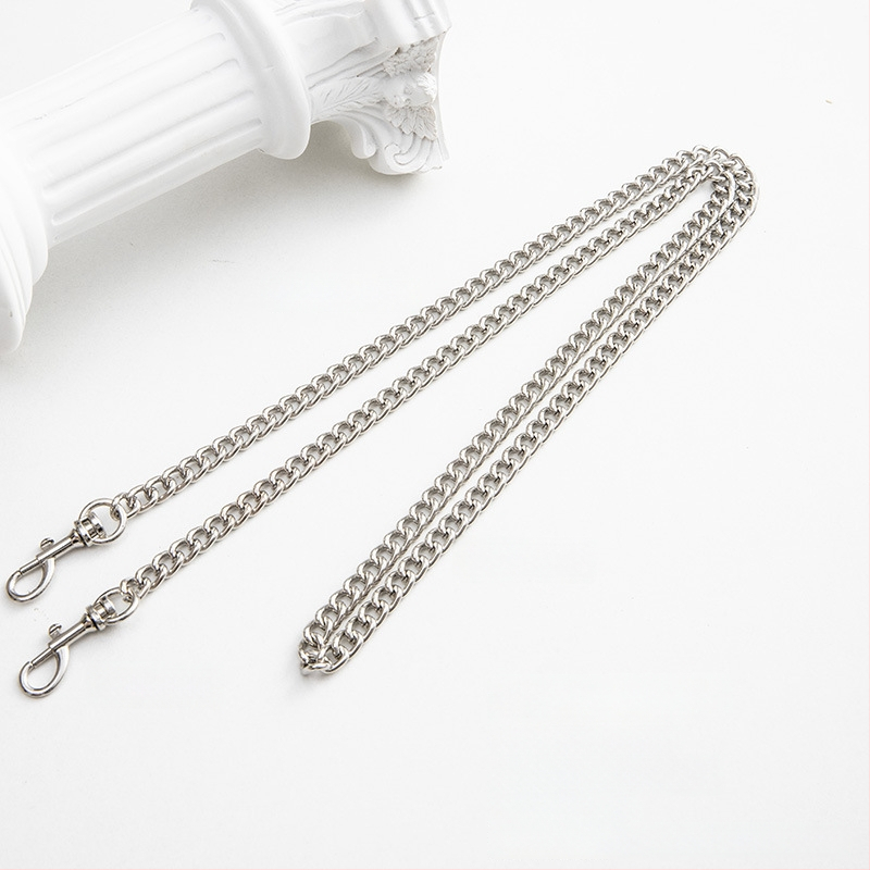 Koti õlarihm metallist ahelaga laiendusega, kerge asendushihn, ühevärviline muster, värske ja magus stiil