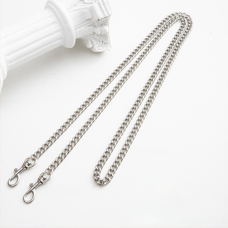 Koti õlarihm metallist ahelaga laiendusega, kerge asendushihn, ühevärviline muster, värske ja magus stiil