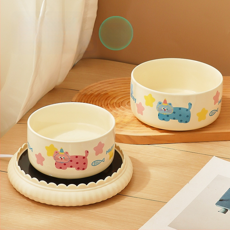 Keraamiline nutikas kasside veejoog või toidukauss — Cordobi bränd}