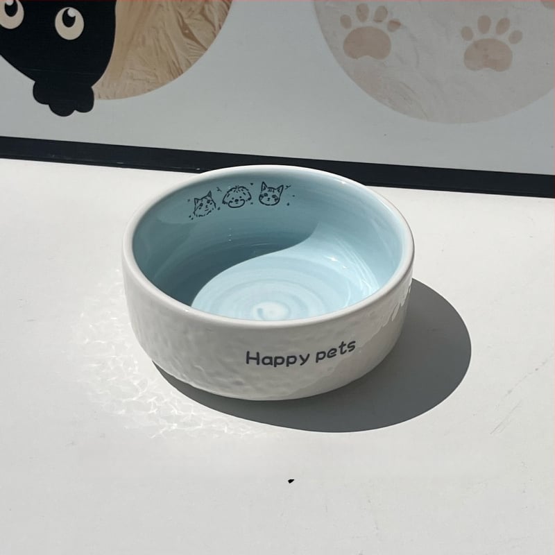 Keramiline kassikauss kaela kaitsega, stabi disain, suupisteplaat — bränd Xiyu, kassidele