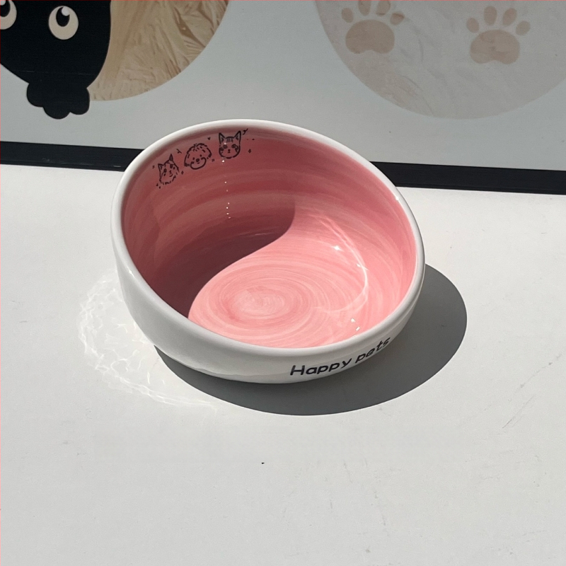 Keramiline kassikauss kaela kaitsega, stabi disain, suupisteplaat — bränd Xiyu, kassidele