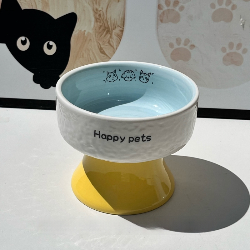 Keramiline kassikauss kaela kaitsega, stabi disain, suupisteplaat — bränd Xiyu, kassidele