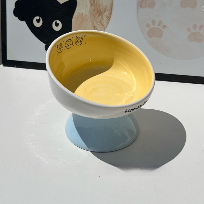 Keramiline kassikauss kaela kaitsega, stabi disain, suupisteplaat — bränd Xiyu, kassidele