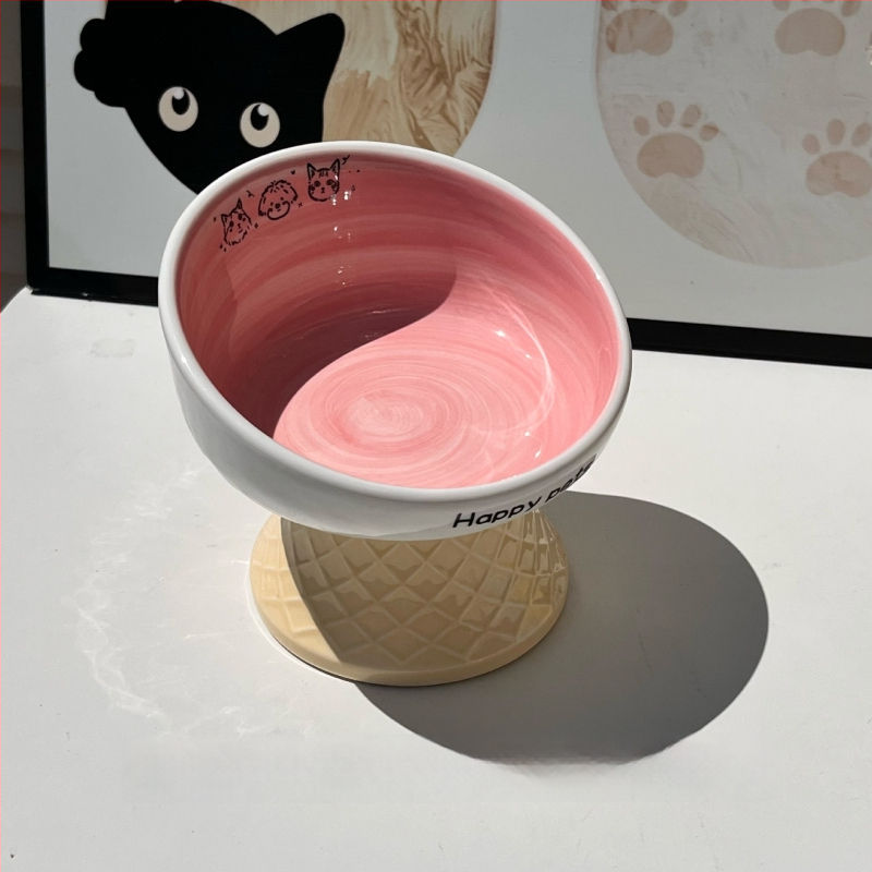 Keramiline kassikauss kaela kaitsega, stabi disain, suupisteplaat — bränd Xiyu, kassidele