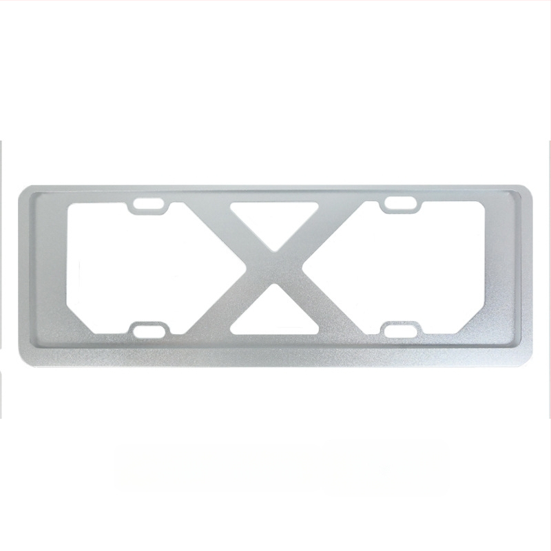 XCLPF automobilių numerio laikiklis su dviguba bėgimo linija, anti‑vagystė, aliuminio lydinys, prekės ženklas XCLPF, kilmė Wenzhou, suderinamas su automobiliais